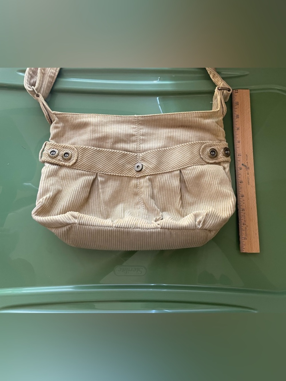 Vintage Fossil Corduroy Purse - Picture 4 of 6